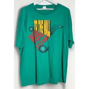 Vintage Single Stitch Pro Spirit Motivational Tshirt Take It To The Wall XXL